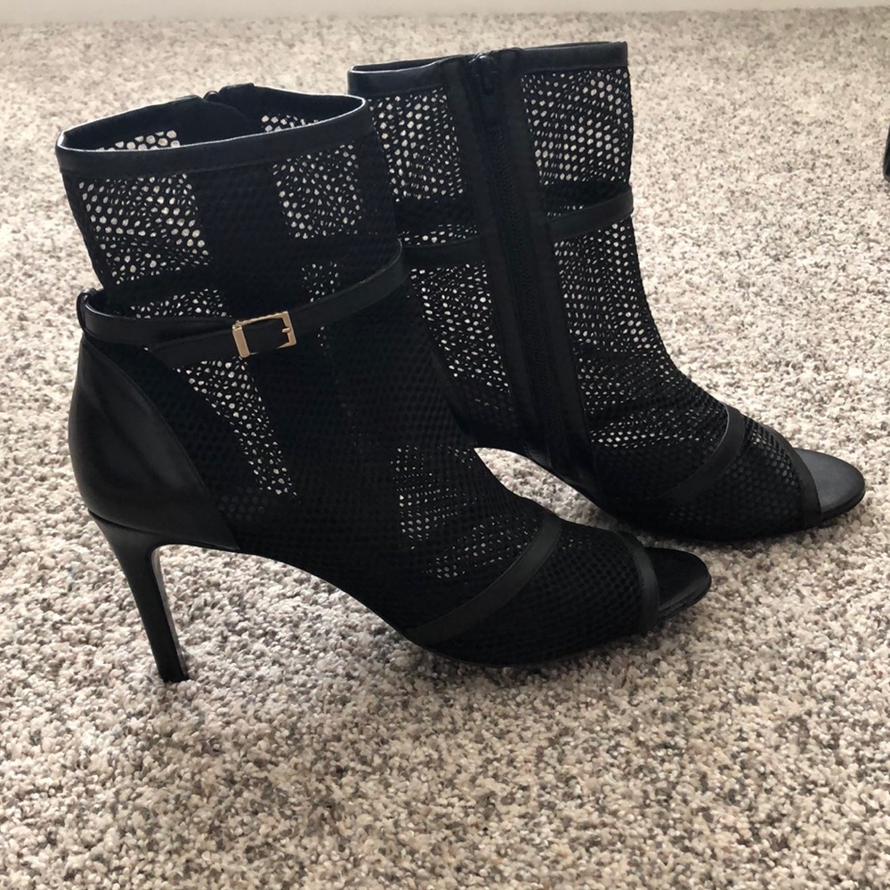 Elie Tahari peep toe Shooties (Shoe Booties)
